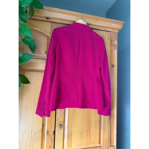 Escada Angora 98%Virgin Wool Pink Blazer Jacket Sz 38 Made In Croatia - Picture 7 of 16